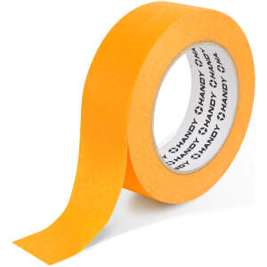 Afbeelding van Afplaktape Oranje 50 m × 24 mm – Watergedragen Maskingtape Van Washi Papier – Hittebestendig Tot 100 °C