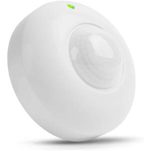 Afbeelding van Bewegingssensor - 360° - Bereik Tot 6 m - Max 1200W - IP20 - Plafond- & Wandmontage - Instelbare Tijd