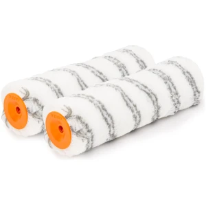 Afbeelding van 2x Verfroller Acryl 250 mm – Set Van 2 Stuks – Voor Watergedragen Acrylverf – Pluisvrij Met