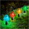 Afbeelding van Solar LED Tuinlamp Paddenstoel – Steeklamp Op Zonne-Energie – 1 LED – Automatisch Aan Bij Schemer –