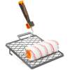 Afbeelding van Verfroller Set 3-Delig – Polyester Verfroller Met Beugel En Verfrooster – Voor Muren, Plafonds En