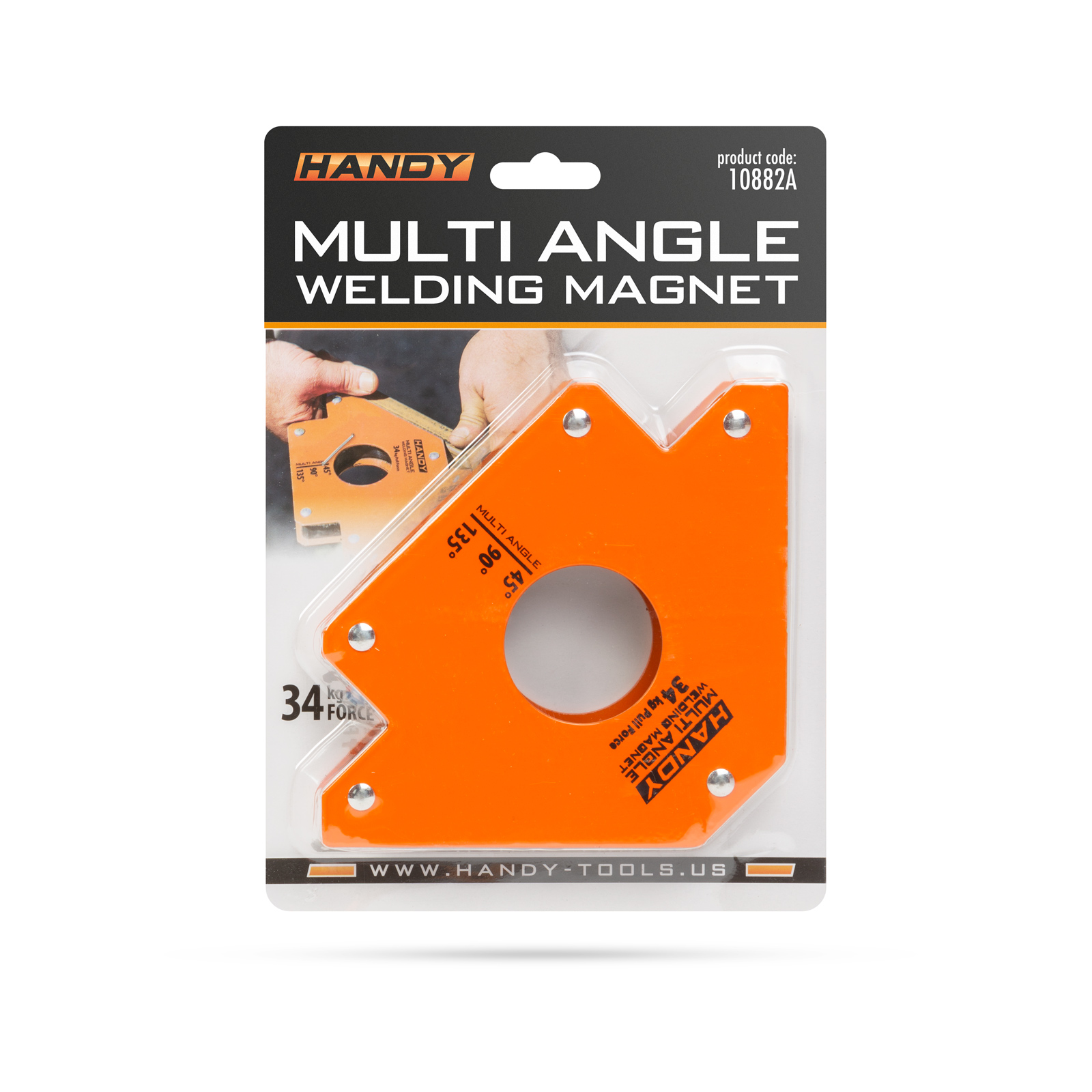 Afbeelding van Las-Magneet Max. 34 kg – Extra Sterke Hoekmagneet Voor Lassen En Metaalmontage – Fixeert Werkstukken Op