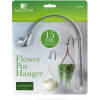 Afbeelding van Bloempot Ophanghaak Muurbeugel – Metaal – Zwart – 15 cm – Max. 4,5 kg – Wandhaak Voor Bloempotten,