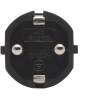 Afbeelding van Inline Stekker Zwart – Losse In-Line Netstekker – AC Stekker 230V 16A – Montagebare Stekker Voor