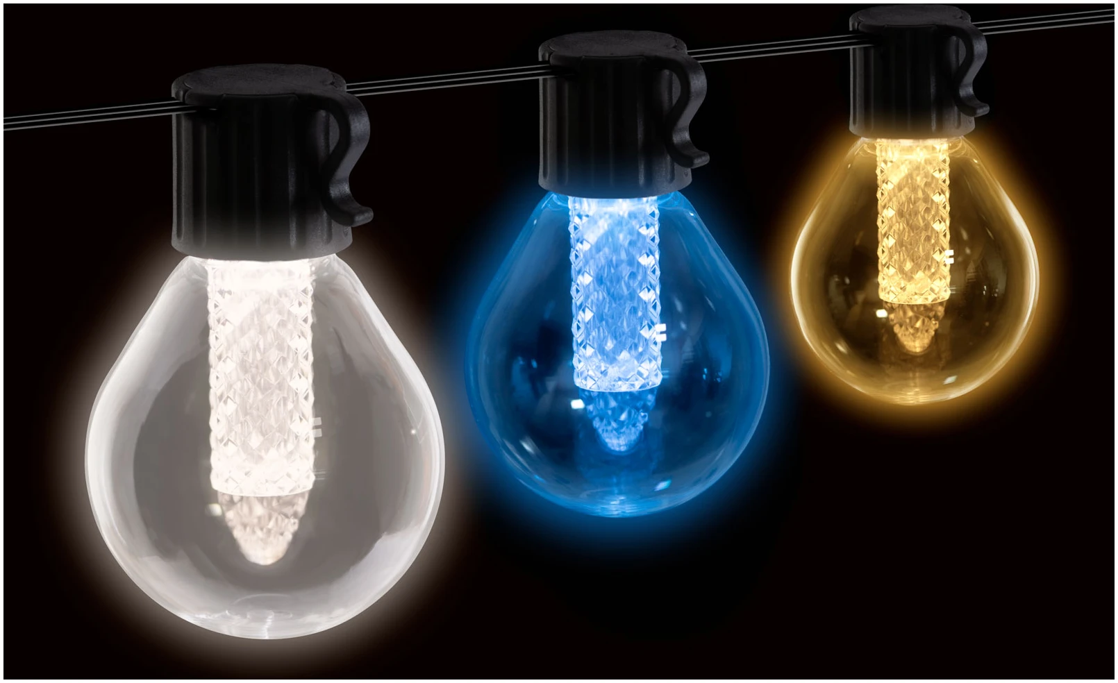 Afbeelding van Smart Solar Lichtsnoer – 15 LED Lampen – Instelbare Kleurtemperatuur – 7,5 M – Met Bluetooth App En