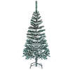 Afbeelding van Kunstkerstboom 150 Cm Met Sneeuw – Sneeuwbedekte Kunst Kerstboom Van PVC Met Metalen Voet – Realistische