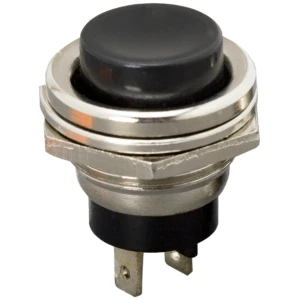 Afbeelding van 5x Inbouw Drukknop Schakelaar SPST OFF-(ON) - Momentane Push Button 250VAC 2A - Normaal Open Schakelaar Met