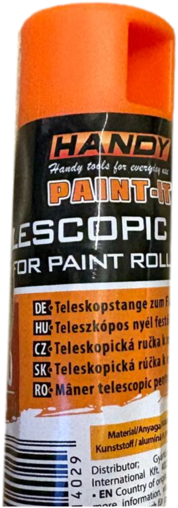 Afbeelding van Telescopische Verfroller Steel 112–200 cm – Uitschuifbare Verlengstok Voor Verfrollers – Ideaal Voor