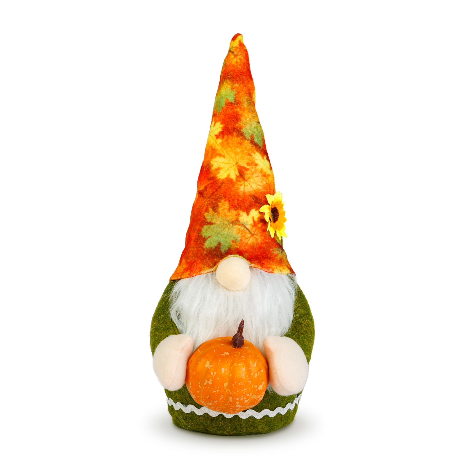 Afbeelding van Herfstdecoratie – Scandinavische Gnoom Met Pompoen – Herfst & Halloween – Textiel Decoratie – 35