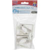 Afbeelding van Tafelkleed Klemmen Set – Tafelkleed Clips Tegen Wegwaaien – Wit – Set Van 4 Stuks – Voor Binnen En