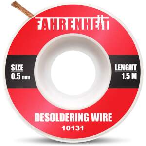 Afbeelding van Desoldeerlint 1,5m X 0,5mm - Soldeer Wick Voor Verwijderen Van Tin - Desoldeerdraad Voor Elektronica En