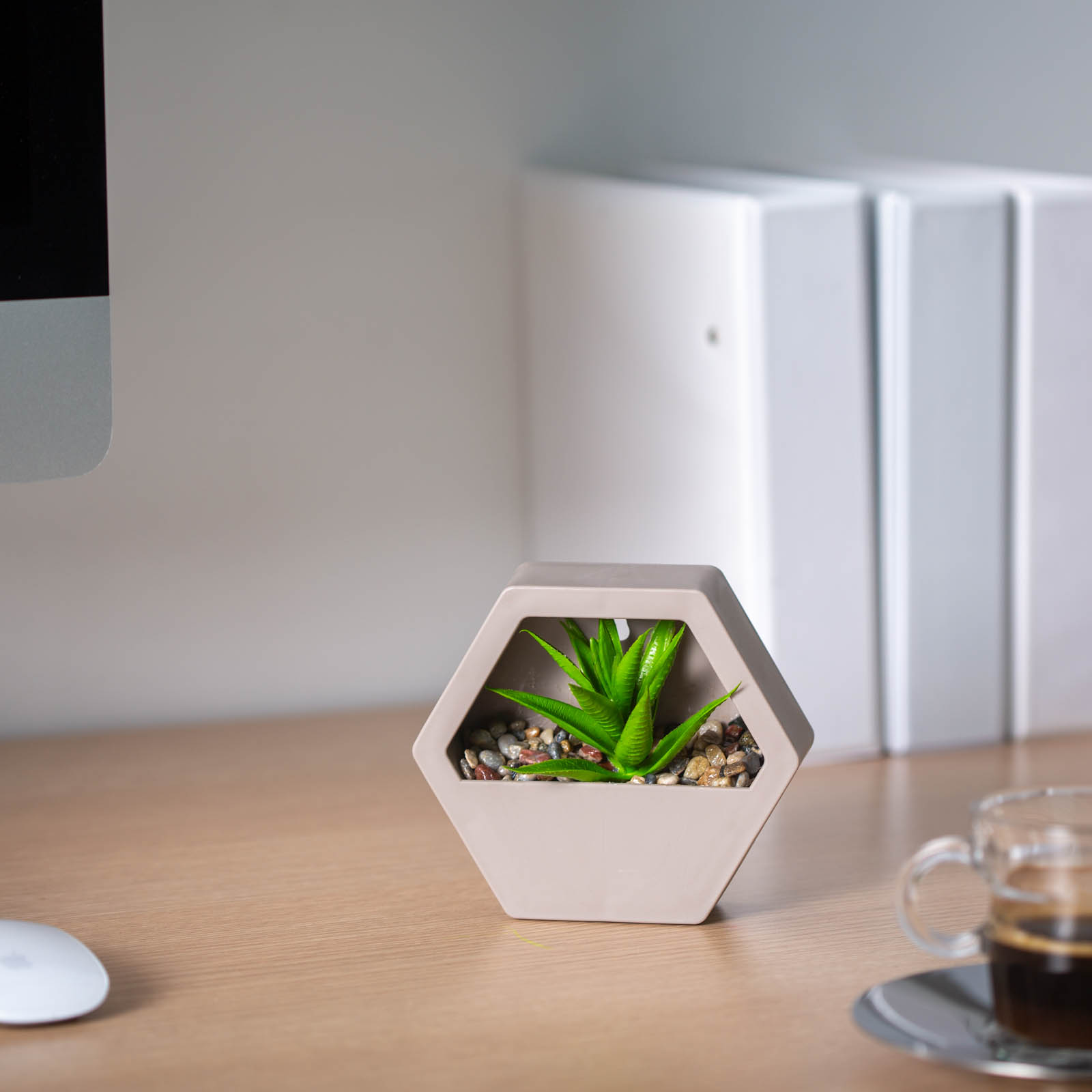 Afbeelding van Kunstplant Wanddecoratie – Kunstmatige Plant – 13 X 12 Cm – Wandmontage – 4 Varianten –