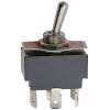 Afbeelding van 2x Tuimelschakelaar Metaal 2 Circuit ON-ON – Toggle Switch 250V 10A – Schakelaar Met Metalen Frontplaat