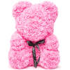 Afbeelding van Rozenbeer 40 cm – Teddybeer van Kunstrozen in Roze – Blijvend Romantisch Cadeau met Geschenkdoos –
