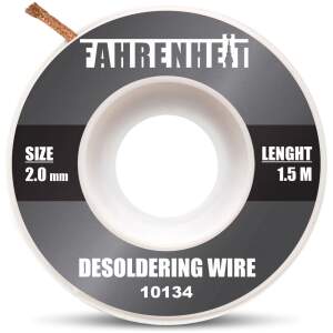 Afbeelding van Desoldeerlint 1,5m X 2,0mm - Soldeer Wick Voor Verwijderen Van Tin - Desoldeerdraad Voor Elektronica En