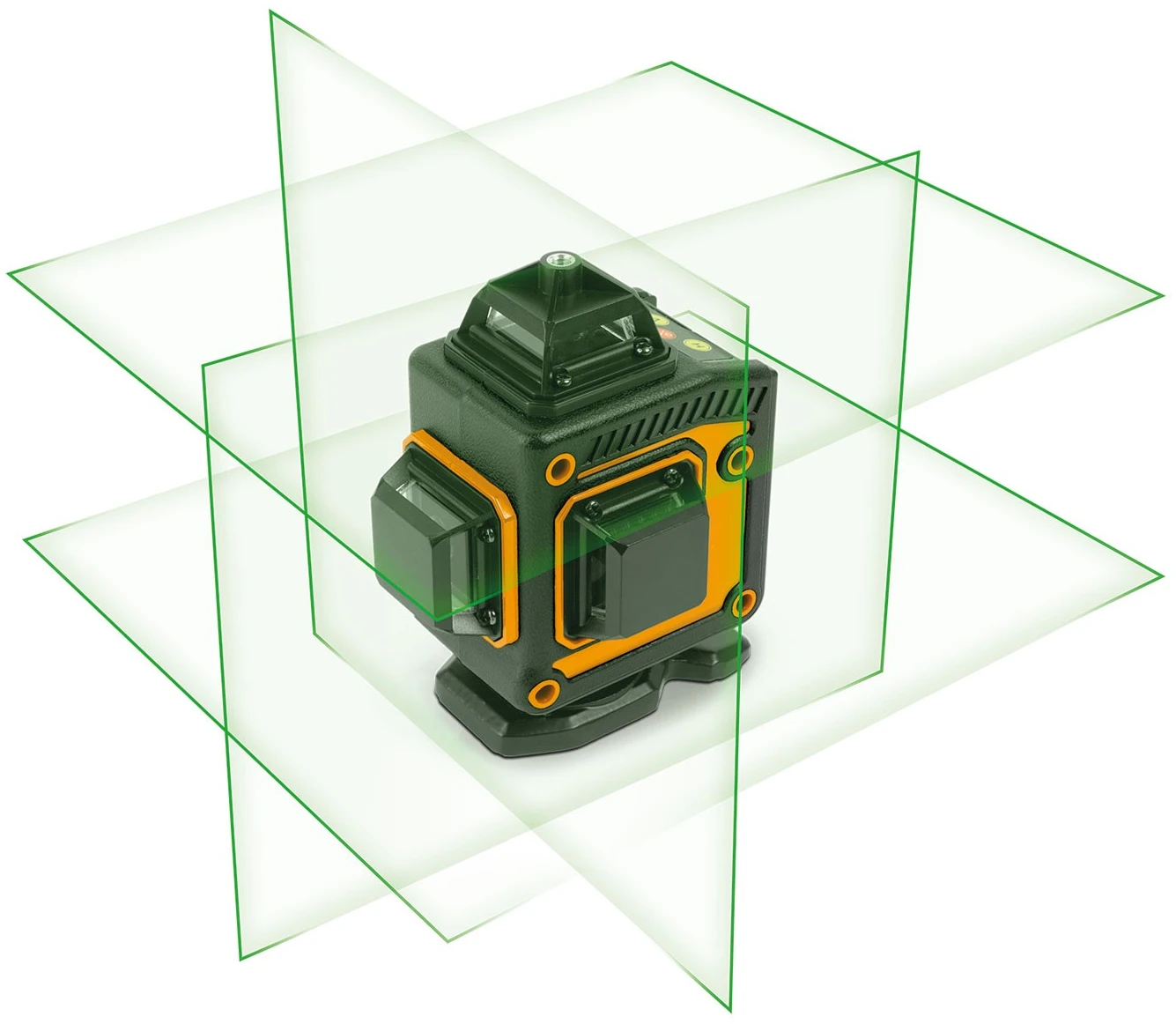 Afbeelding van Kruislijnlaser 3D Groene Laser Waterpas 360° - 16 Lijnen Laser Level Max 15m - Automatisch Zelfnivellerend