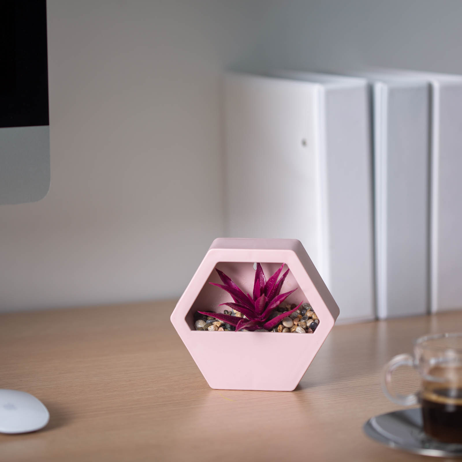 Afbeelding van Kunstplant Wanddecoratie – Kunstmatige Plant – 13 X 12 Cm – Wandmontage – 4 Varianten –