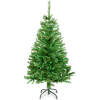 Afbeelding van Kunstkerstboom 120 Cm Tweekleurig Groen – Natuurlijke Look Kunst Kerstboom Van PVC Met Metalen Voet –