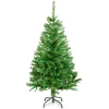 Afbeelding van Kunstkerstboom 120 Cm Tweekleurig Groen – Natuurlijke Look Kunst Kerstboom Van PVC Met Metalen Voet –
