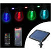 Afbeelding van Smart Solar Lichtsnoer Met 84+15 RGB LEDs – Bluetooth App En Afstandsbediening – Solar En USB Oplaadbaar