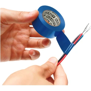 Afbeelding van 10× Isolatietape Blauw 20 m × 19 mm – Set Van 10 Rollen – PVC Elektrische Tape Voor Kabelisolatie En