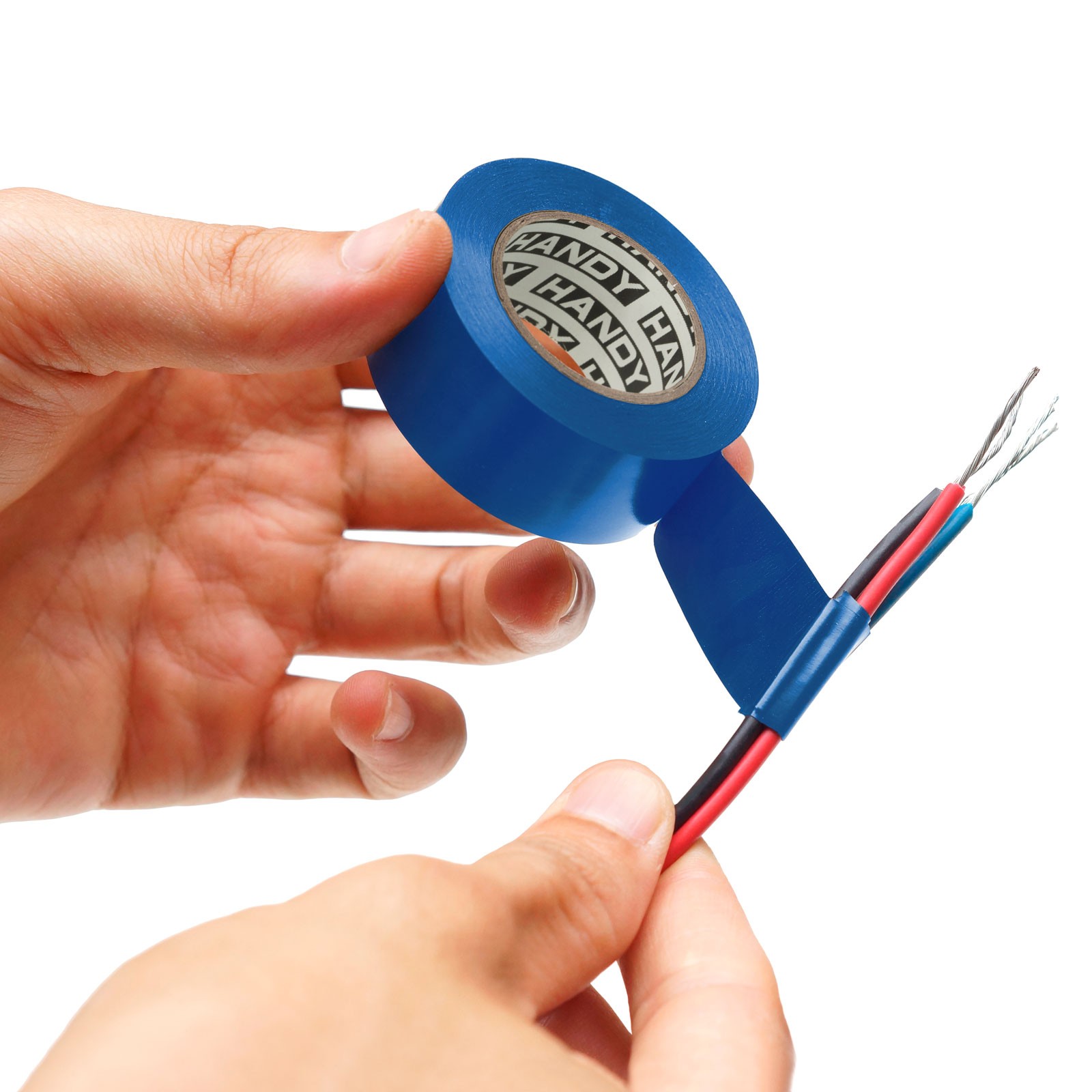 Afbeelding van 10× Isolatietape Blauw 20 m × 19 mm – Set Van 10 Rollen – PVC Elektrische Tape Voor Kabelisolatie En