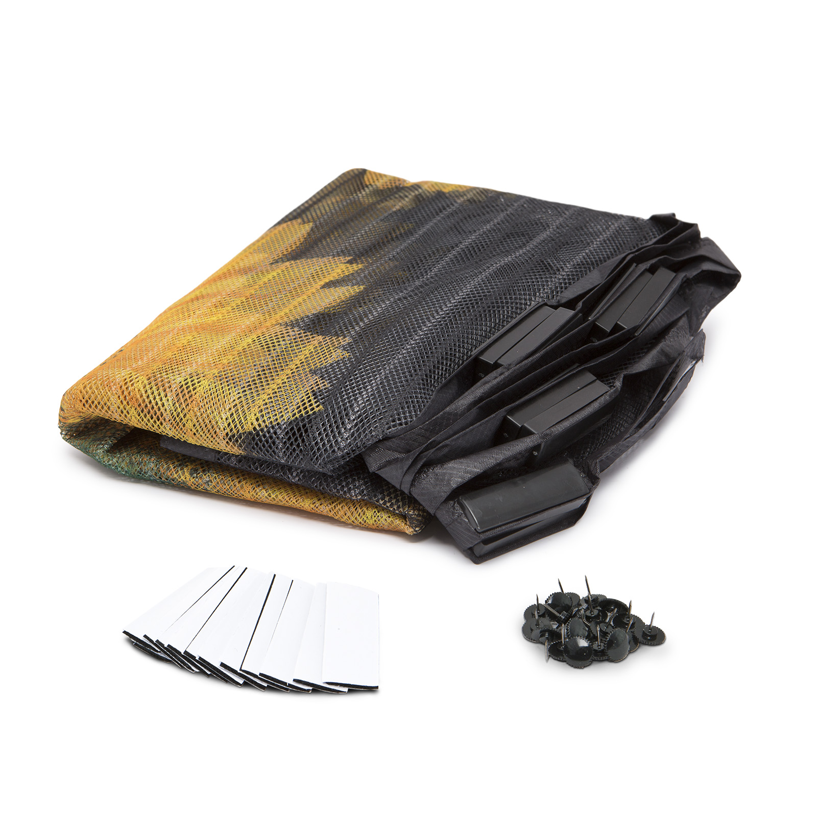 Afbeelding van Magnetisch Deurgordijn Tegen Insecten – Hor met Magneten – Bloemenpatroon – 100 x 210 cm –