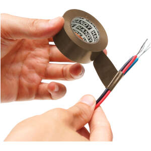 Afbeelding van 10× Isolatietape Bruin 10 m × 19 mm – Set Van 10 Rollen – PVC Elektrische Tape Voor Kabelisolatie En