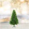 Afbeelding van Kunstkerstboom 120 Cm Tweekleurig Groen – Natuurlijke Look Kunst Kerstboom Van PVC Met Metalen Voet –