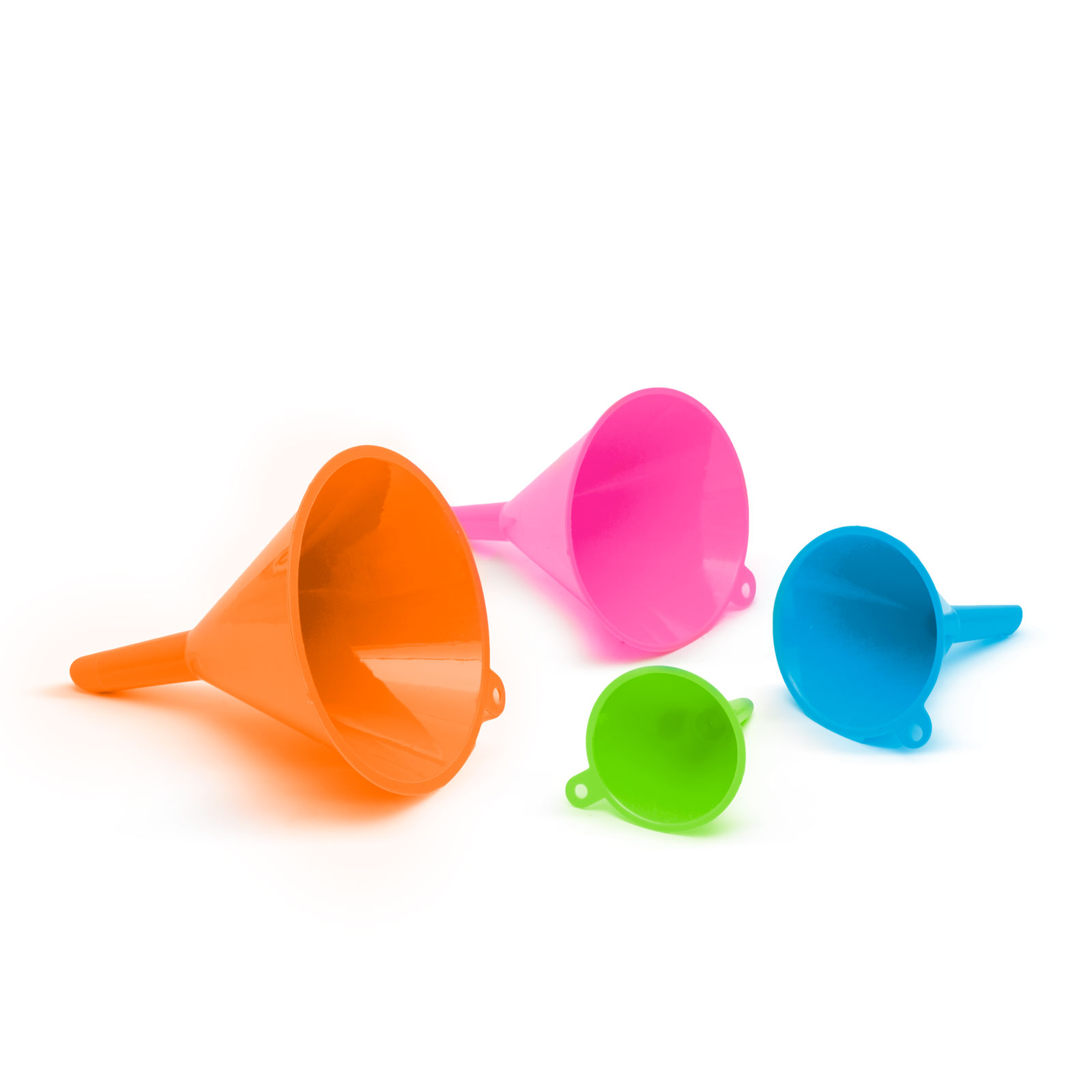 Afbeelding van Trechterset 4-delig – Kunststof Keukentrechters In Meerdere Maten – Ideaal Voor Het Overgieten Van