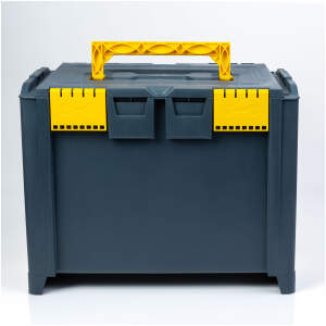 Afbeelding van Sorteerbare Stapelbare Gereedschapskoffer “L” – Koppelbare Kunststof Toolbox Met Hoge Inhoud – Met