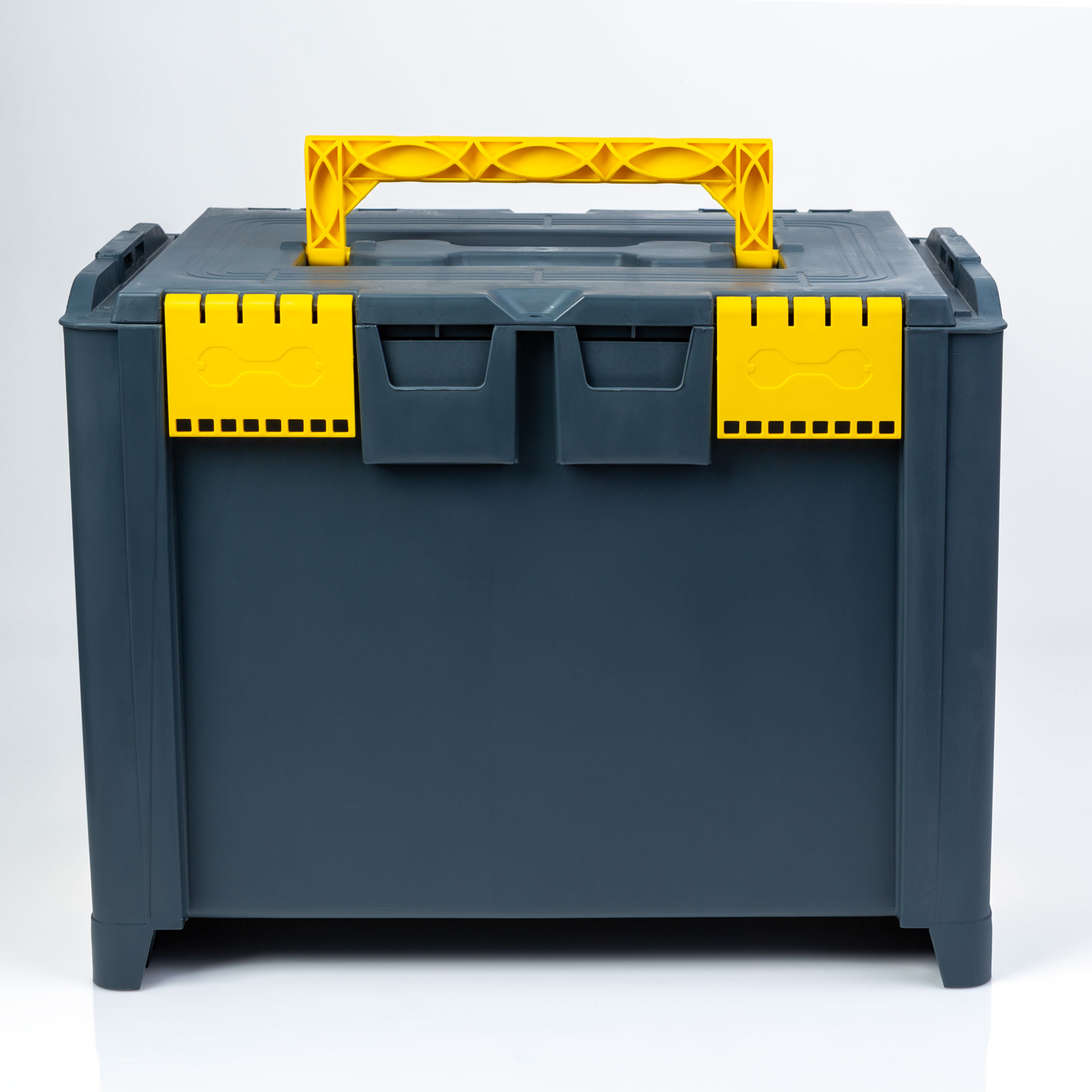 Afbeelding van Sorteerbare Stapelbare Gereedschapskoffer “L” – Koppelbare Kunststof Toolbox Met Hoge Inhoud – Met