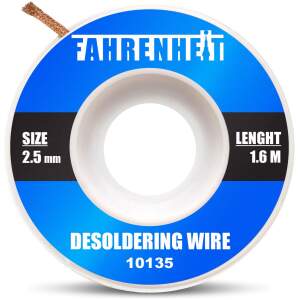 Afbeelding van Desoldeerlint 1,5m X 2,5mm - Soldeer Wick Voor Verwijderen Van Tin - Desoldeerdraad Voor Elektronica En