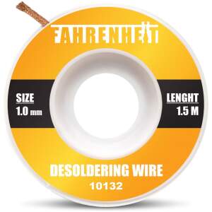 Afbeelding van Desoldeerlint 1,5m X 1,0mm - Soldeer Wick Voor Verwijderen Van Tin - Desoldeerdraad Voor Elektronica En