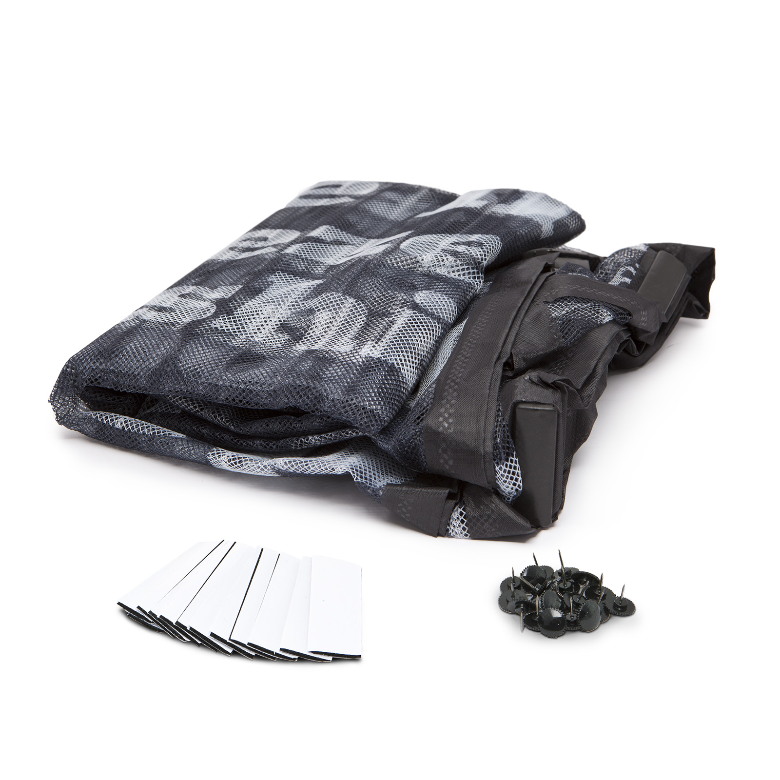 Afbeelding van Magnetisch Vliegengordijn / Hordeur Tegen Insecten – Hor met Magneten – Tekstpatroon – 100 x 210 cm –