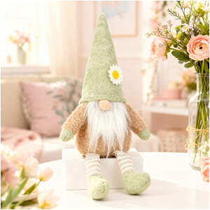 Afbeelding van Textieldecoratie - kabouter met benen - 35 cm 1 Stuks [11574] - 01 11574 web