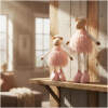 Afbeelding van Textieldecoratie - schaap - telescopisch - 50 x 19 x 15 cm 1 Stuks [11578] - 01 11578 web