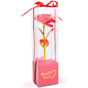 Afbeelding van LED-verlichte kunstbloemdecoratie - Valentijnscadeau - roos - rood 1 Stuks [DA01198] - 01c3 6d63 49e3 af7b