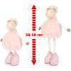 Afbeelding van Textieldecoratie - schaap - telescopisch - 50 x 19 x 15 cm 1 Stuks [11578] - 02 11578 web