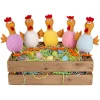 Afbeelding van Textieldecoratie - kuiken - 23 cm - 5 soorten 1 Stuks [11583] - 02 11583 web