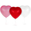 Afbeelding van Ballonnenset - hartvormig - rood/wit/roze - 10 stuks per verpakking 1 Stuks [56099] - 02 56099 web