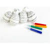 Afbeelding van Paaseierdecoratieset met viltstift - 6 stuks per verpakking 1 Stuks [57946] - 02 57946 web