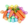 Afbeelding van Paasdecoratie - schuim - glitter - ei, wortel - 36 stuks / verpakking 1 Stuks [57951] - 02 57951 web