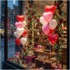 Afbeelding van Ballonnenset - hartvormig - rood/wit/roze - 10 stuks per verpakking 1 Stuks [56099] - 04 56099 web