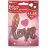 Afbeelding van Ballon - met opschrift "LOVE" - metallic bordeauxrood, folie - 55 cm 1 Stuks [56100] - 05 56100 web