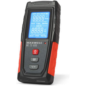 Afbeelding van Elektromagnetische Stralingsmeter - 2-in-1 Elektrisch & Magnetisch Veld - LCD Display - Oplaadbaar -