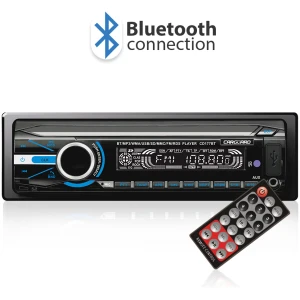 Afbeelding van 1 DIN MP3 Autoradio met Bluetooth, FM Tuner, USB/SD/MMC Lezer & Afneembaar Frontpaneel [39702] - 106a