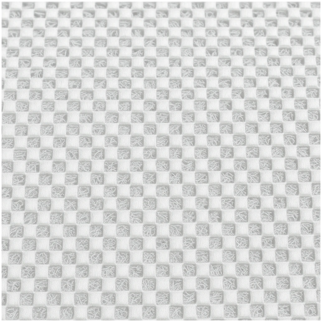 Afbeelding van HSXL - Antislipmat Douche Zacht & Waterdoorlatend - 60x60CM - Incl. Netspons - Antislip Douchemat Wit
