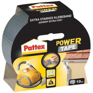 Afbeelding van Pattex Power Tape – 10 m – Extra Sterke Duct Tape – Water- & Weerbestendig – Met de Hand