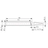 Afbeelding van Soldeerpunt - 2 stuks per blister - geschikt voor soldeerstation 28011 - accessoire voor soldeerbout en
